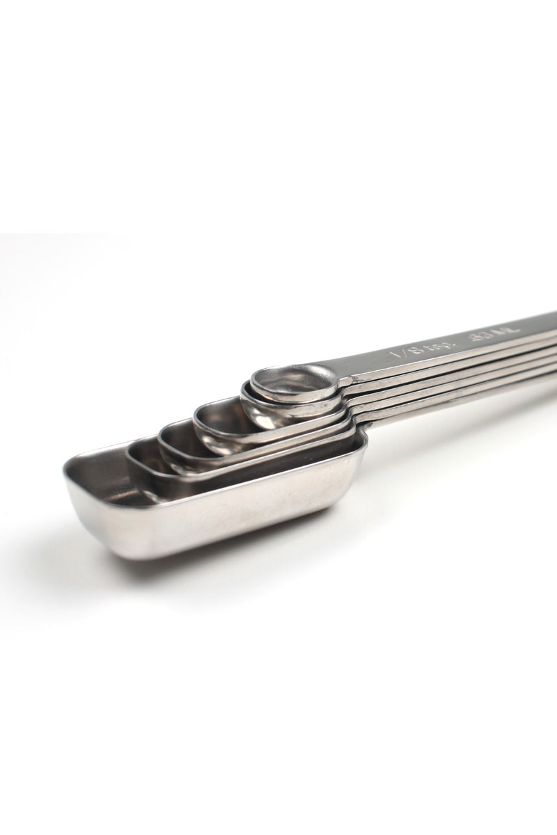 Tablecraft H723 4-Piece Stainless Steel Spice Measuring Spoon Set