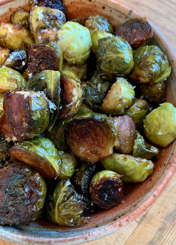 Salt-n-Vinegar Brussels Sprouts