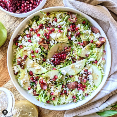 Fall Frisée Salad with Apple Cider Vinaigrette