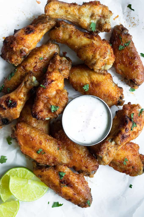 Crispy Dry Rubbed Wings