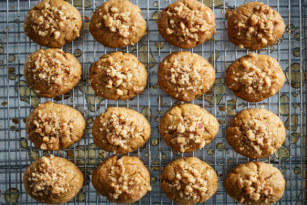 Olive Oil-Honey-Nut Cookies (Melomakarona)