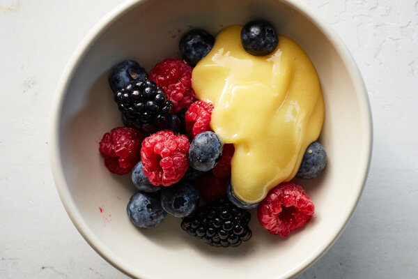 Olive Oil Lemon Curd