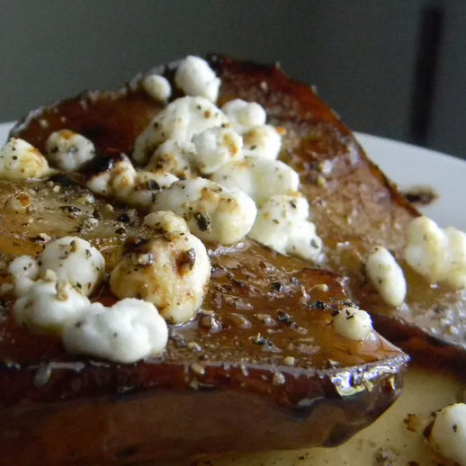 Balsamic Roasted Pears with Goat Cheese, Honey & Walnuts