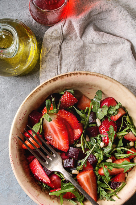 Strawberry Ginger White Balsamic Dressing