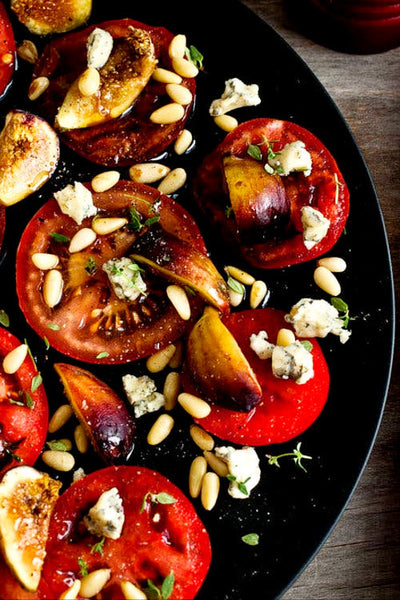 Tomato, Fresh Fig & Blue Cheese Salad