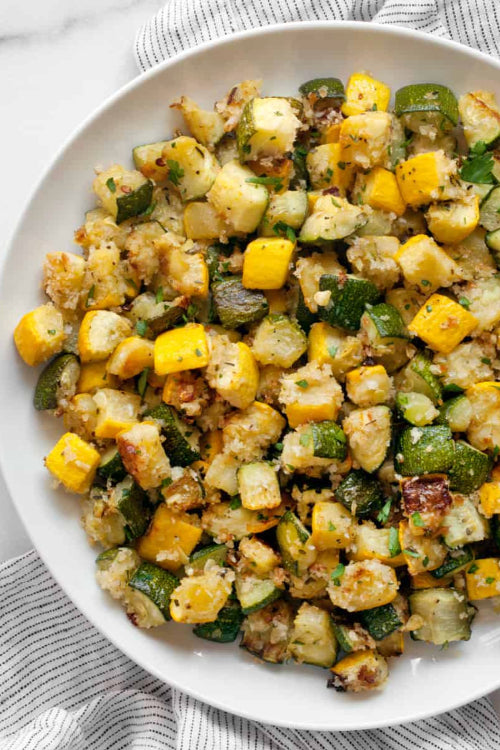 Zucchini with Crunchy Breadcrumbs