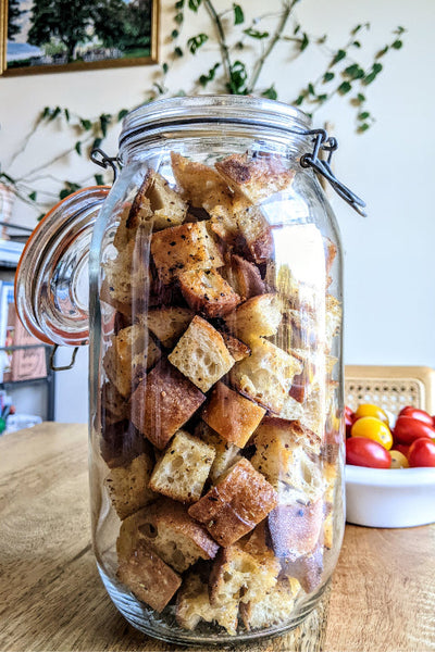 Homemade Herby Croutons