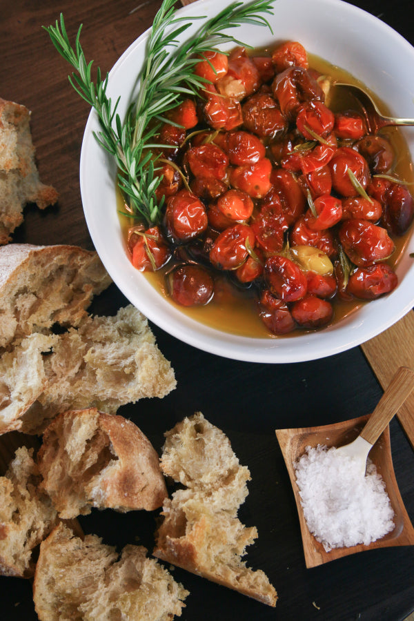 Rosemary Tomato Confit w/Torn Toasty Bread