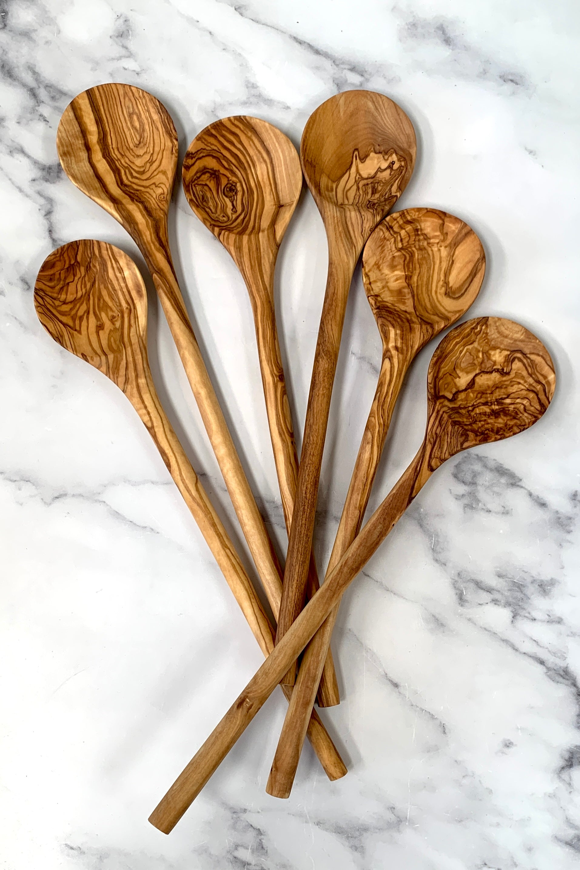 Kitchen Towels and Olive Wood Spoon Gift